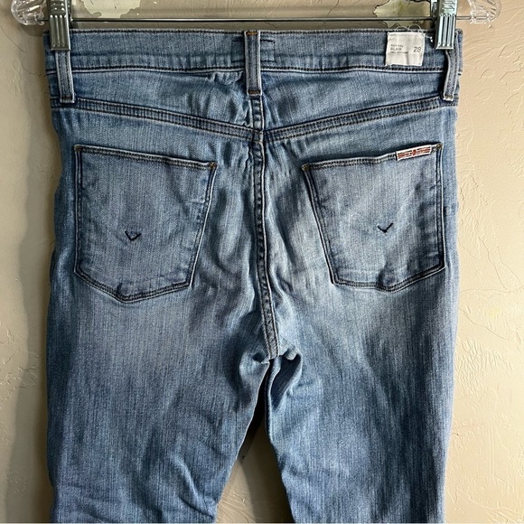 Hudson High Rise Blair Ankle Super Skinny Distressed Denim Jeans - Picture 7 of 12